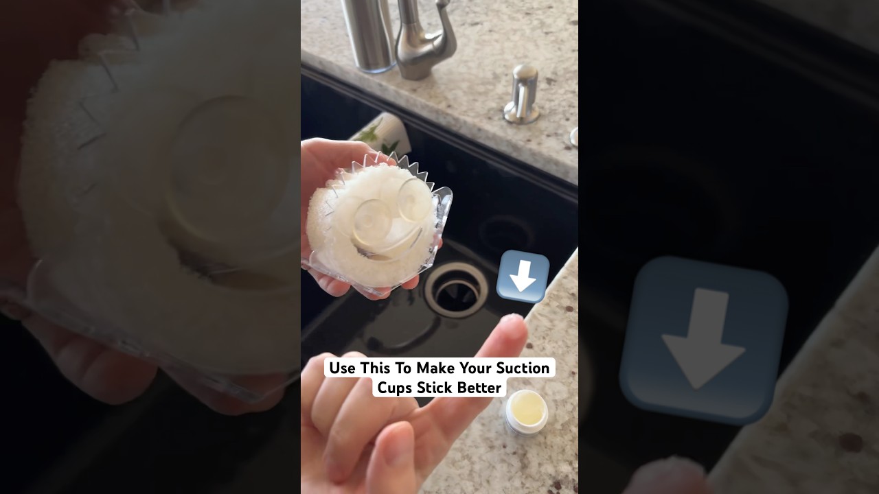 Use This To Make Your Suction Cups Stick Better! #hack #lifehacks #howto
