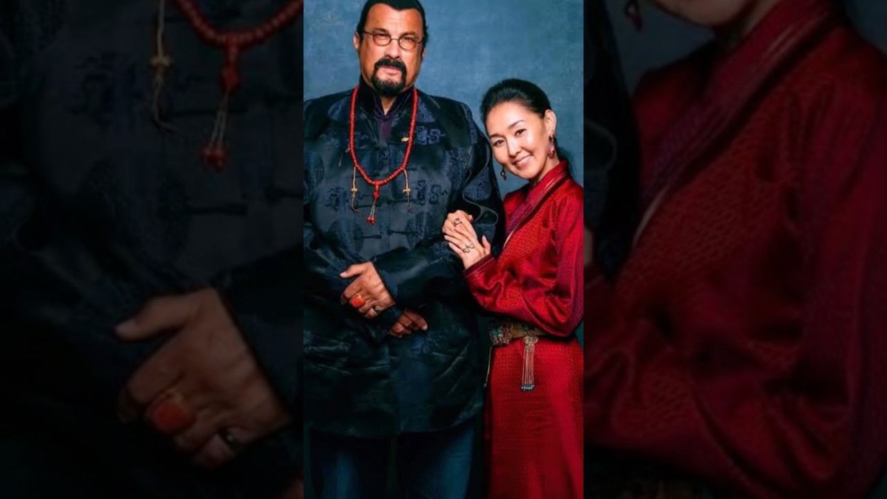 Steven Seagal 15Year  marriage to Erdenetuya Batsukh (Elle) & 7Kids❤️❤️#shorts #love #couplegoals