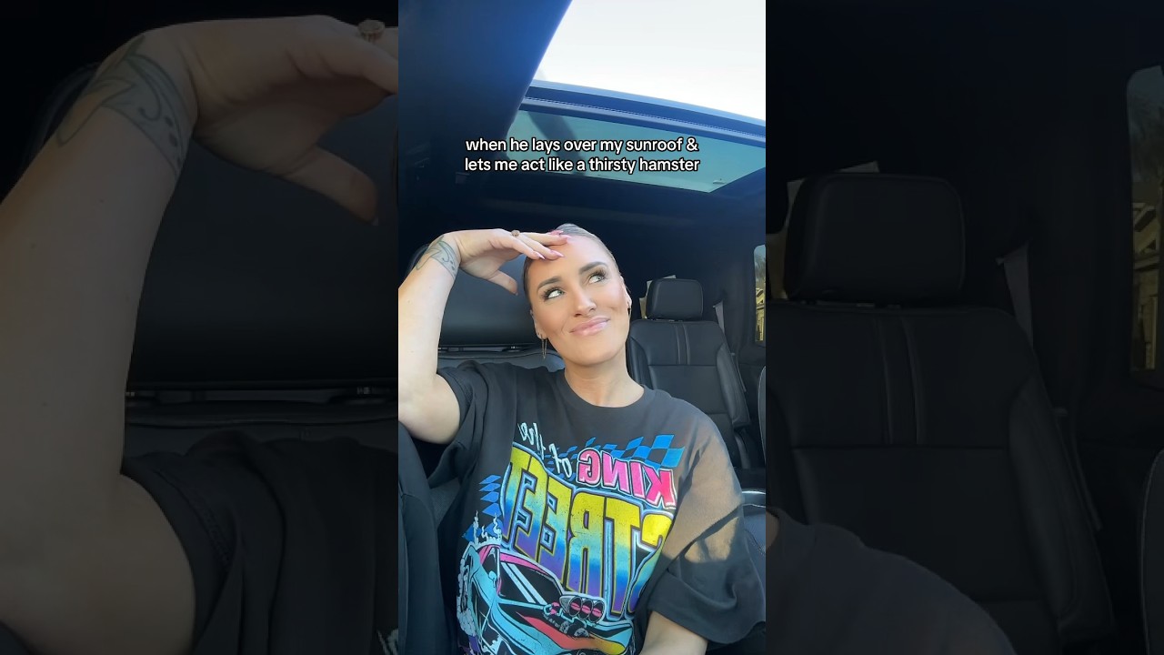 🐹💦😅 #husbandwife #couplescomedy #relatable  #trending #sunroof #hamsters