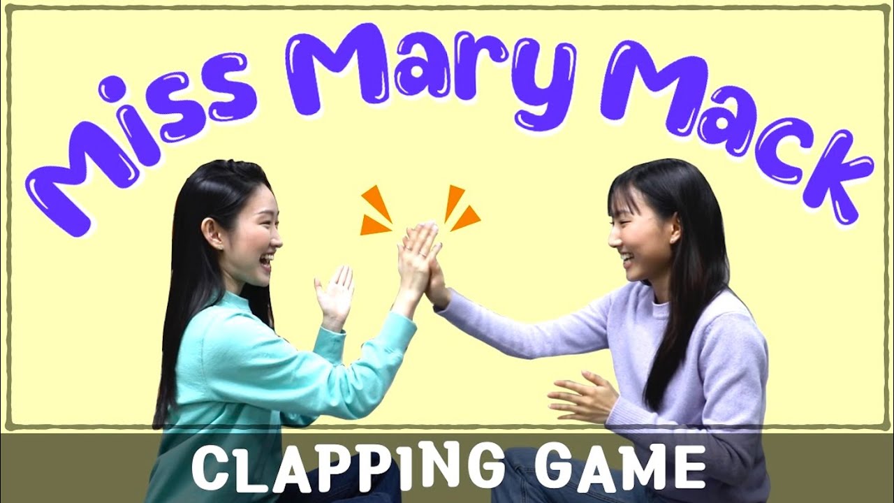 Miss Mary Mack (with lyrics and tutorial) | Hand Clapping Games for 2 players 👏