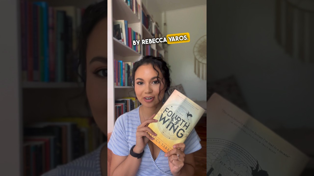 Best or worst book of 2023? Fourth Wing🐉📚 #booktube #fantasy #shorts #booktok