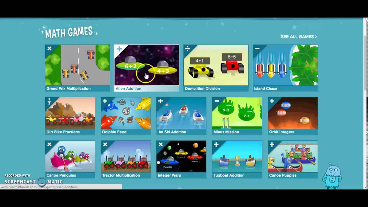 coolmath4kids.com resource 4E's