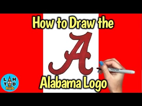 How to Draw the University of Alabama Roll Tide Logo