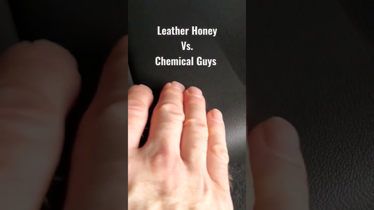 Leather Honey Vs. Chemical Guys True Test Huge Difference Protects Restores Cars Long Lasting