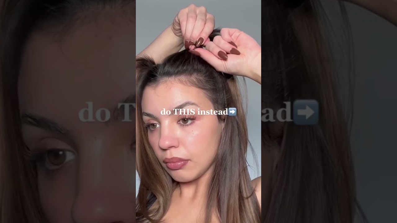 Stop doing this ❌ Do this instead ➡️ #pigtails
