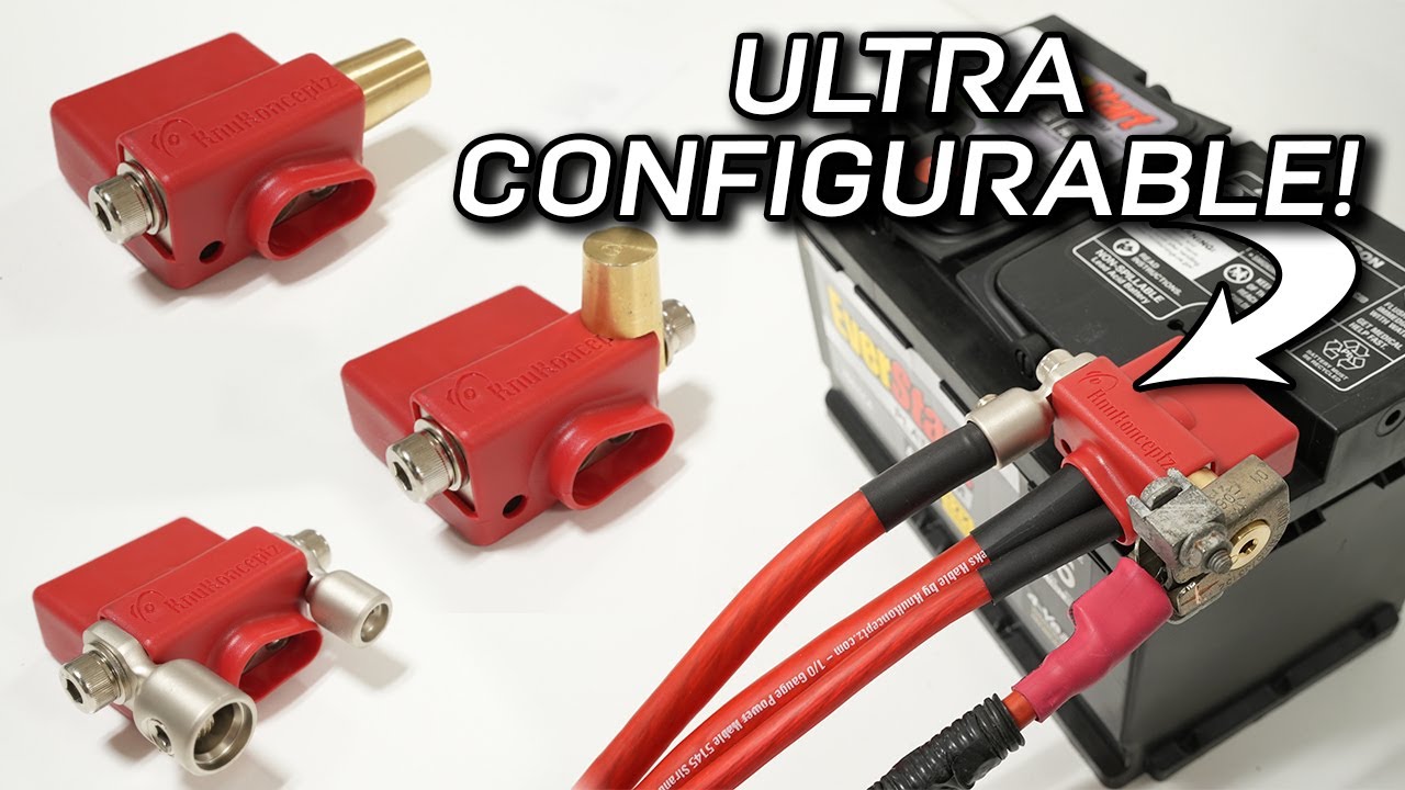 NEVER cut another wire! - KnuKonceptz ULTIMATE Battery Terminal 2.0!