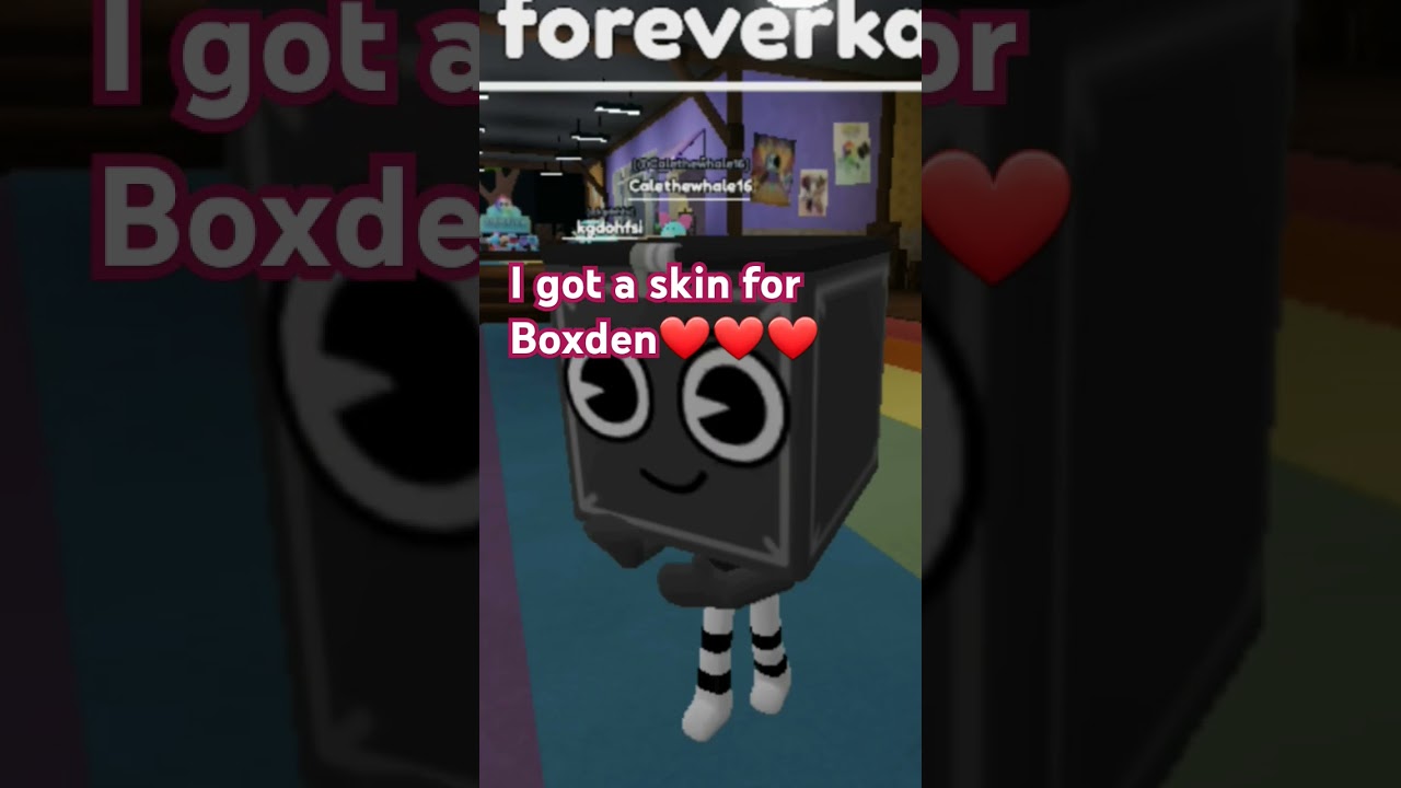 I got a skin for Boxden❤❤❤#dandy's world#boxden#edit