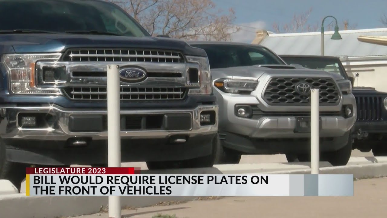 New Mexico lawmakers push for front license plates again