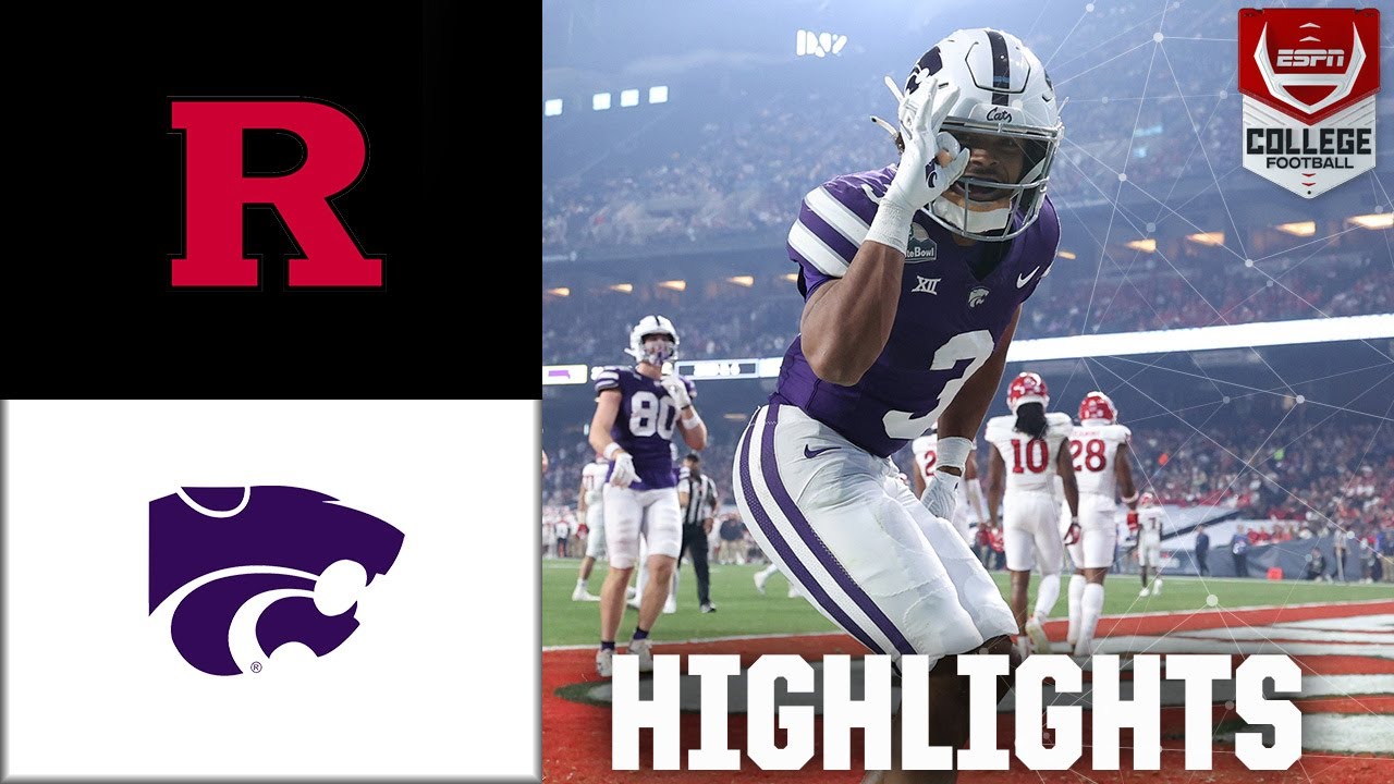 Rate Bowl: Rutgers Scarlet Knights vs. Kansas State Wildcats | Full Game Highlights | ESPN CFB