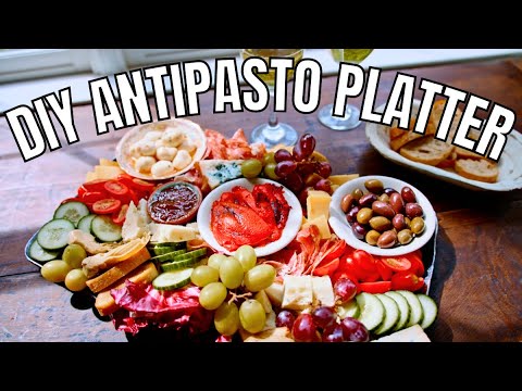 The BEST Appetizer Recipe (10-Minute Antipasto Platter - Easy Appetizer)