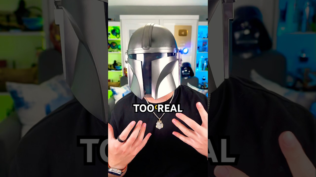 World’s Most Realistic Mandalorian Helmet