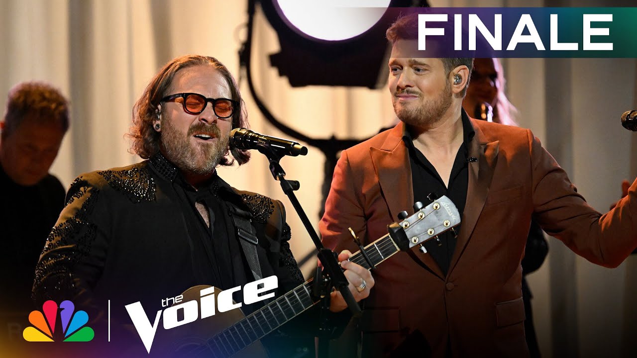 Adam David and Michael Bublé Perform "The Weight" by The Band | The Voice Live Finale | NBC