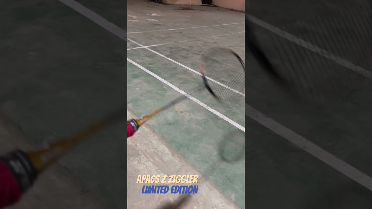 Apacs z ziggler limited edition 🔥🔥world slimmest shaft 🏸#badminton #powerful