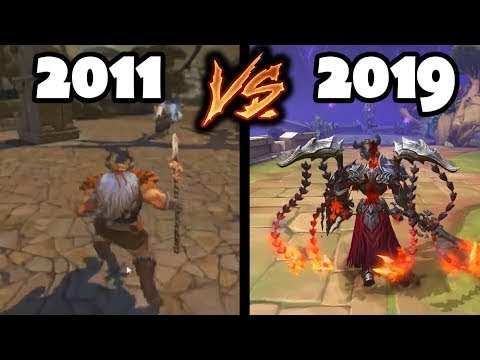 Evolution of SMITE - From 2011 to 2019