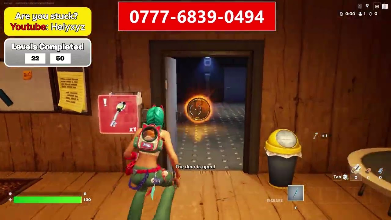 50 escape room GUIDE #fortnite #fortniteescape #fortniteescaperoom