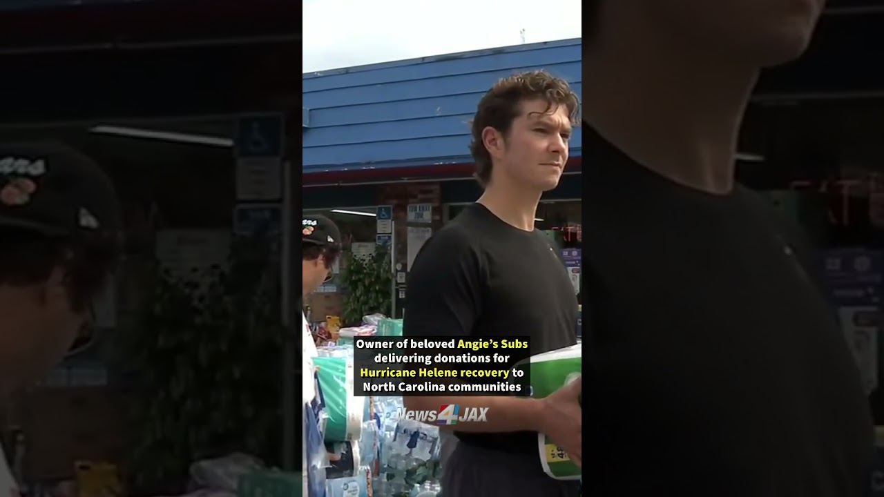 Angie’s Subs in Jacksonville Beach delivers donations for Hurricane Helene recovery