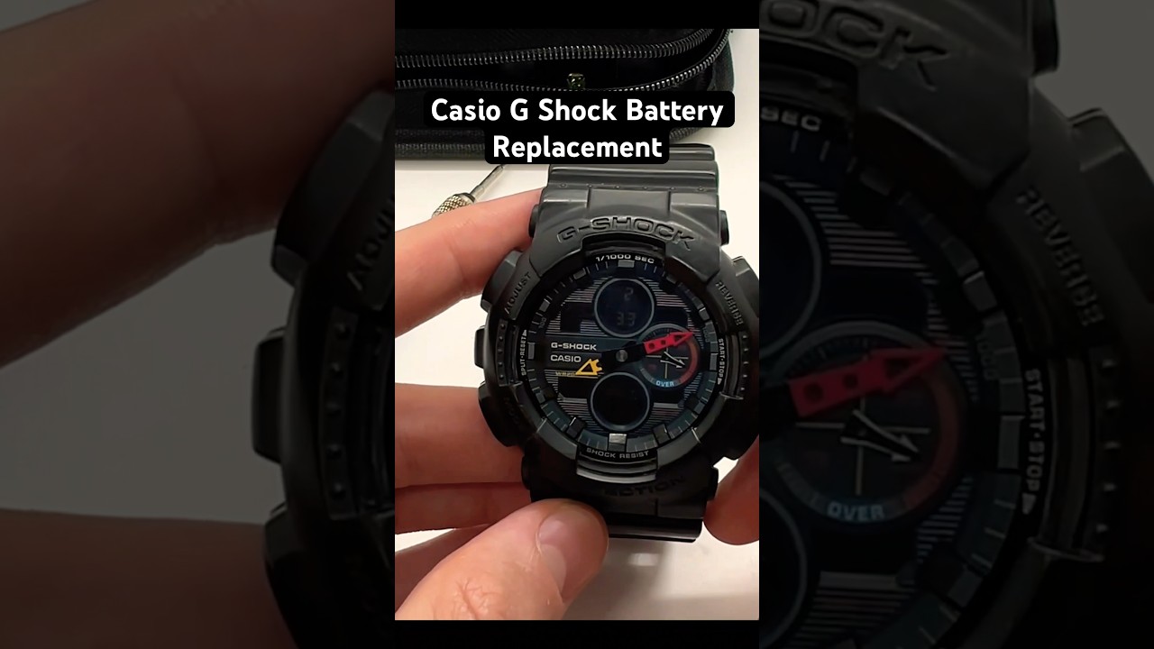 Casio G Shock Battery Replacement | How to Replace the Watch Battery on a Casio G Shock