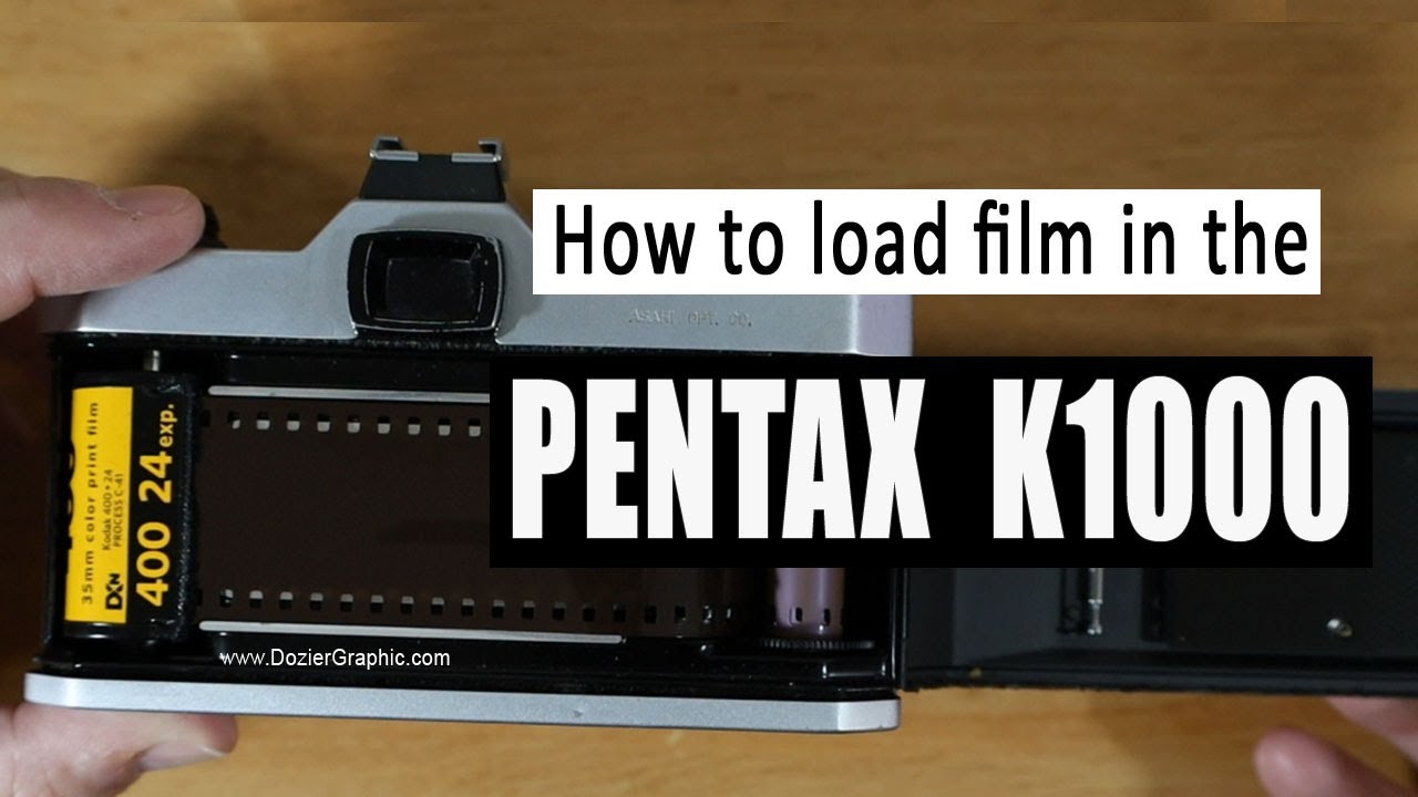 Pentax K1000: How to Load Film in the Pentax K1000 Camera