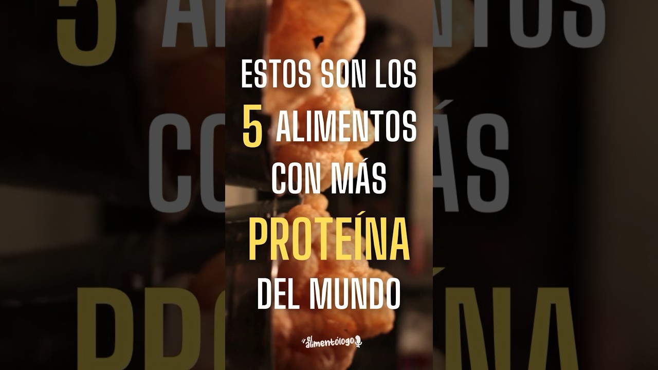 Los 5 Alimentos con más Proteína del mundo #alimentación #proteina