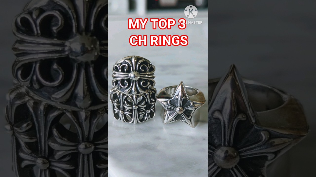 My Top 3 Chrome Hearts Rings of All Time!  #chromehearts #list #ring #jewelry