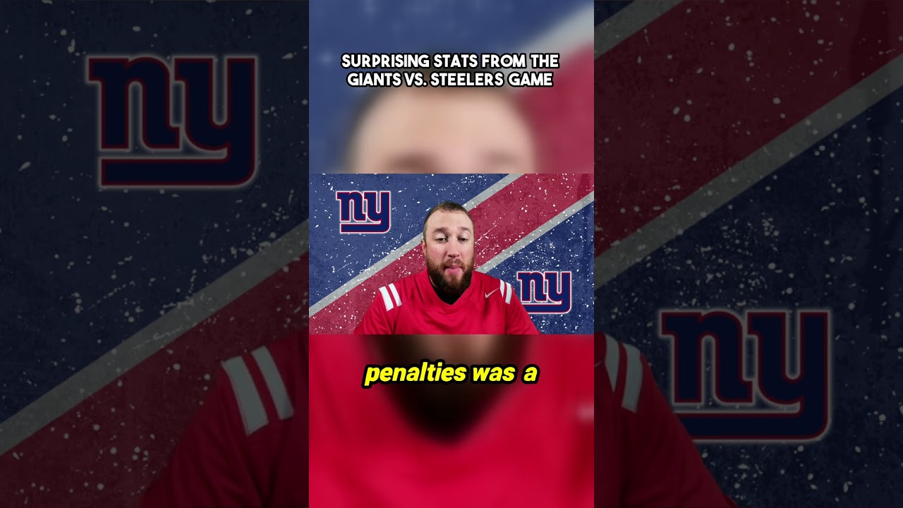 Giants vs. Steelers Stats #giantsnation #newyorkgiants #nfl #steelers #nygiants