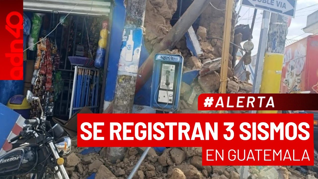 🚨¡Última Hora! Se registran tres sismos en Guatemala, el último de 5.6 de magnitud
