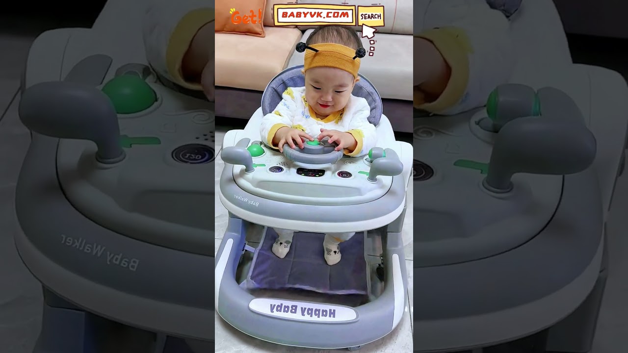 Worried About Your Baby’s First Steps? Try the Multifunctional Baby Walker! #baby