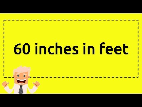 60 inches in feet