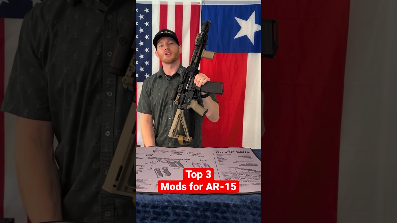 Top 3 mods for your AR-15 😱#shorts