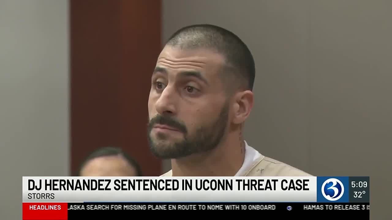 DJ Hernandez sentenced for making threats against UConn, Brown University, and multiple people