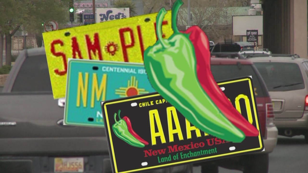 New Mexico's chile license plate design revealed