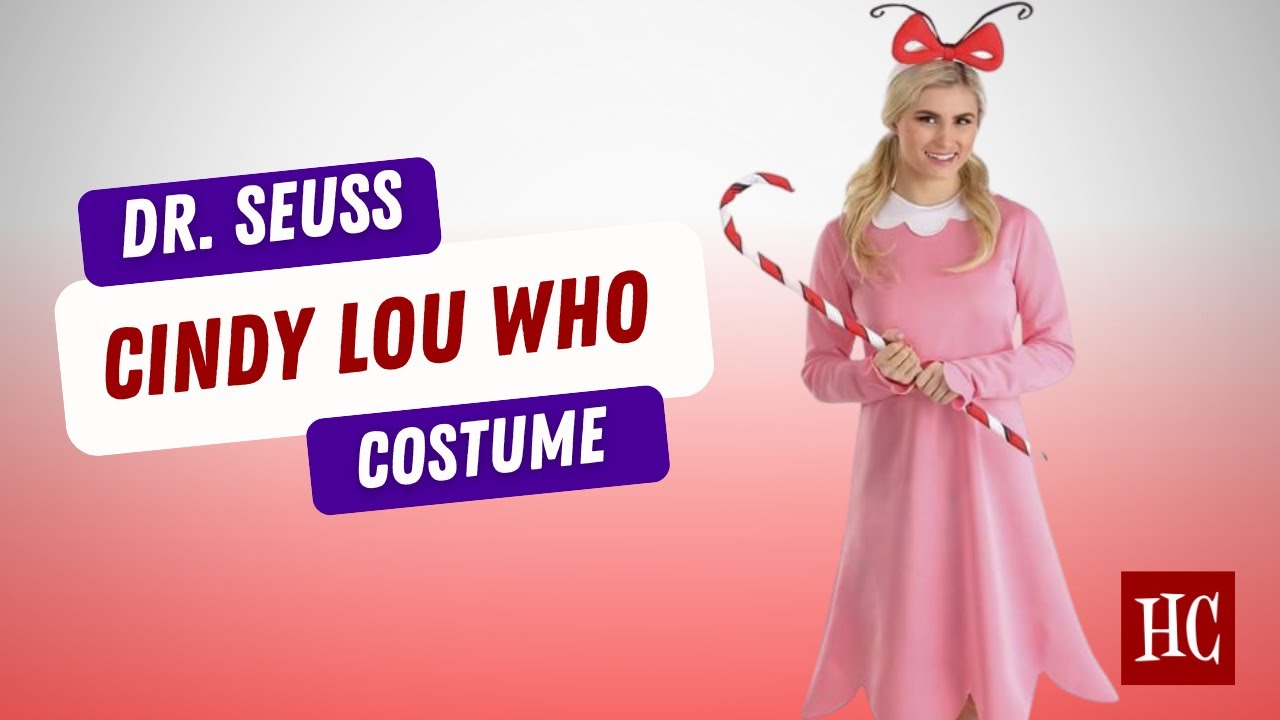 Dr. Seuss Cindy Lou Who Costume for Adults - Spread Whoville Cheer This Holiday! 💖