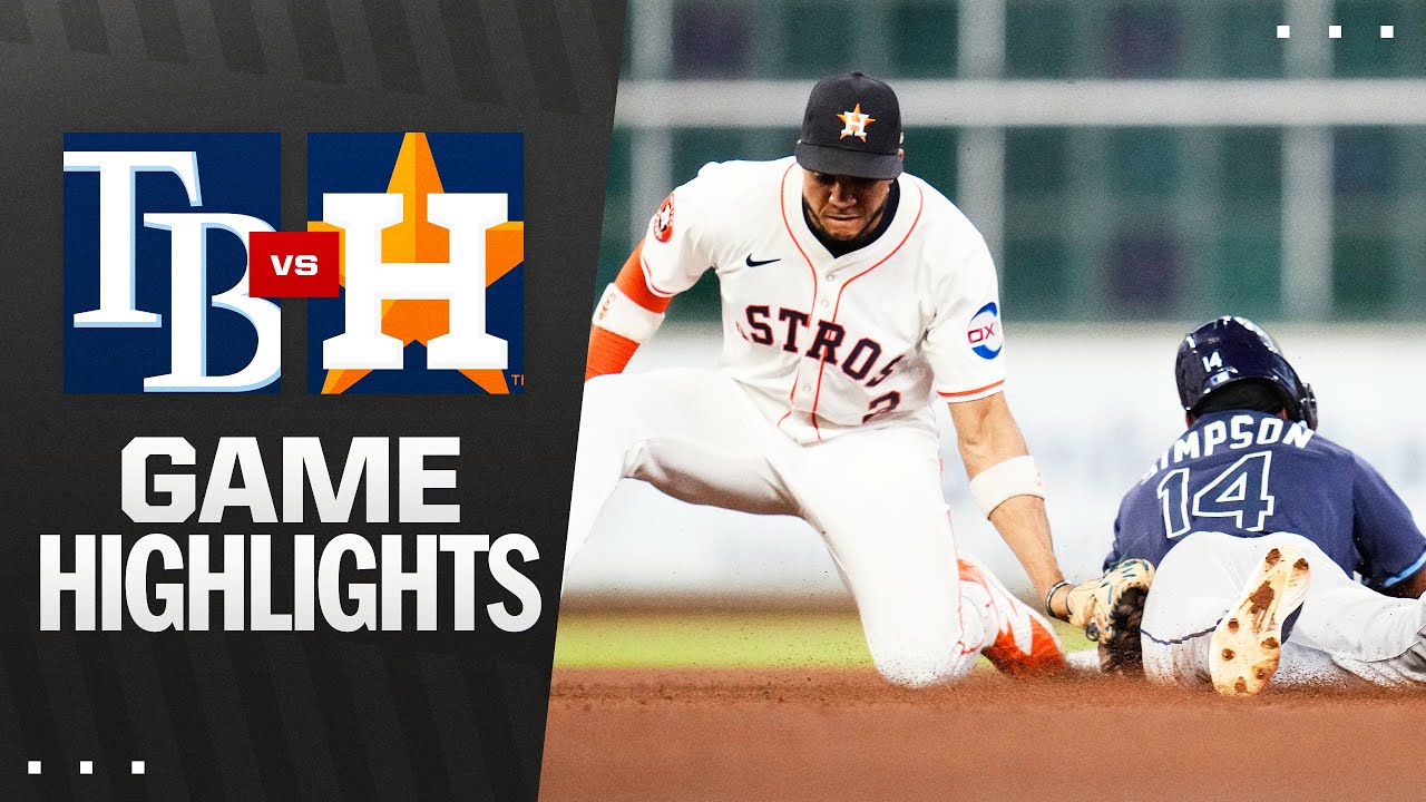 Rays vs. Astros Game Highlights (5/29/25) | MLB Highlights