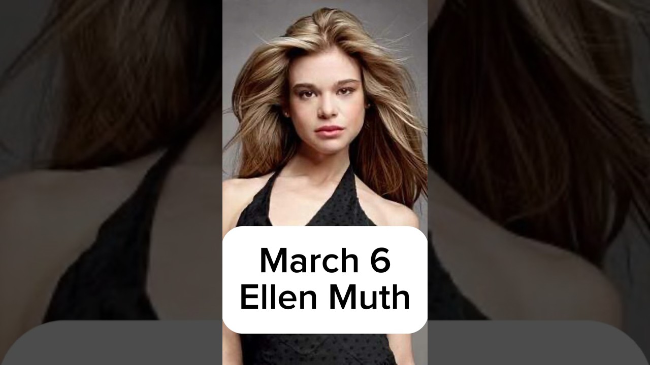 Happy Birthday to Ellen Muth!