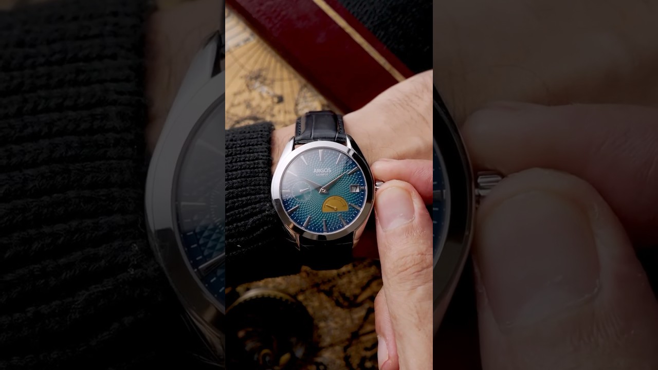 The Olympus Azure Blue Silver: crafted for those who lead time, not follow it.