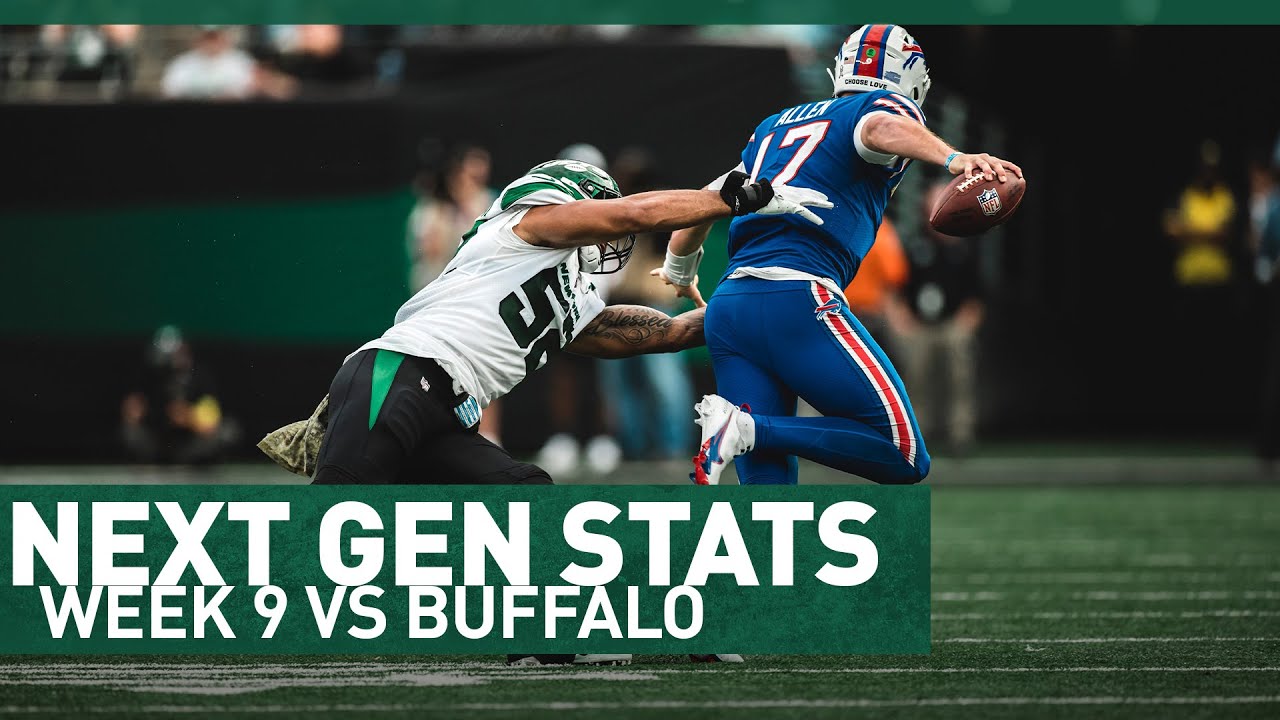 Inside Jermaine Johnson's Sack of Josh Allen vs. the Bills | Next Gen Stats | New York Jets | NFL