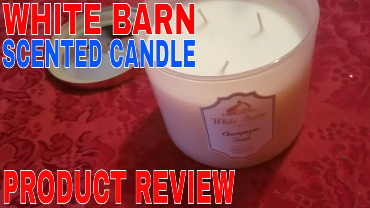 ✅ How To Use White Barn Champagne Toast Scented Candle Review 🔴