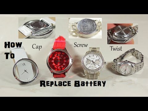 How To Replace Change Watch Battery