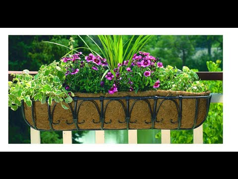 CobraCo 36 in. Kingston Horse Trough Metal Planter