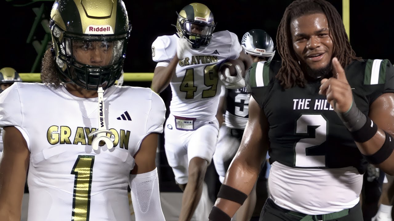 #4 Grayson vs Collins Hill | REVENGE Game Turns Into a game of Blowout | Georgia Football is 🔥🔥