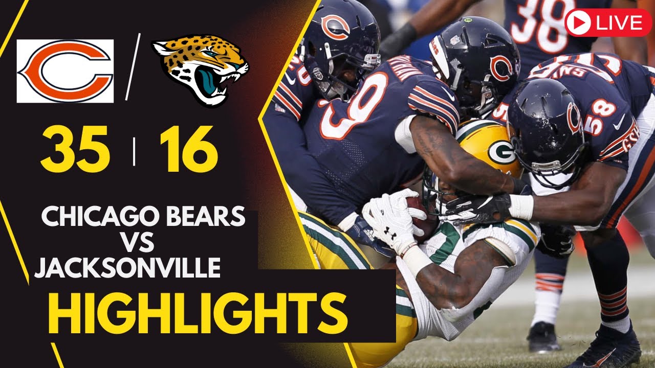 Jacksonville Jaguars vs Chicago Bears Match Player Stats | Chicago Bears Highlights