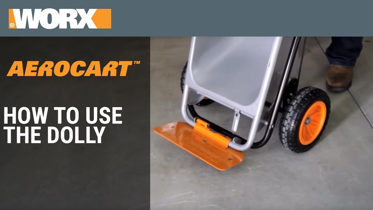 How to Use the Dolly on the WORX Aerocart