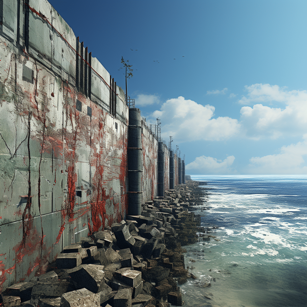 sea wall