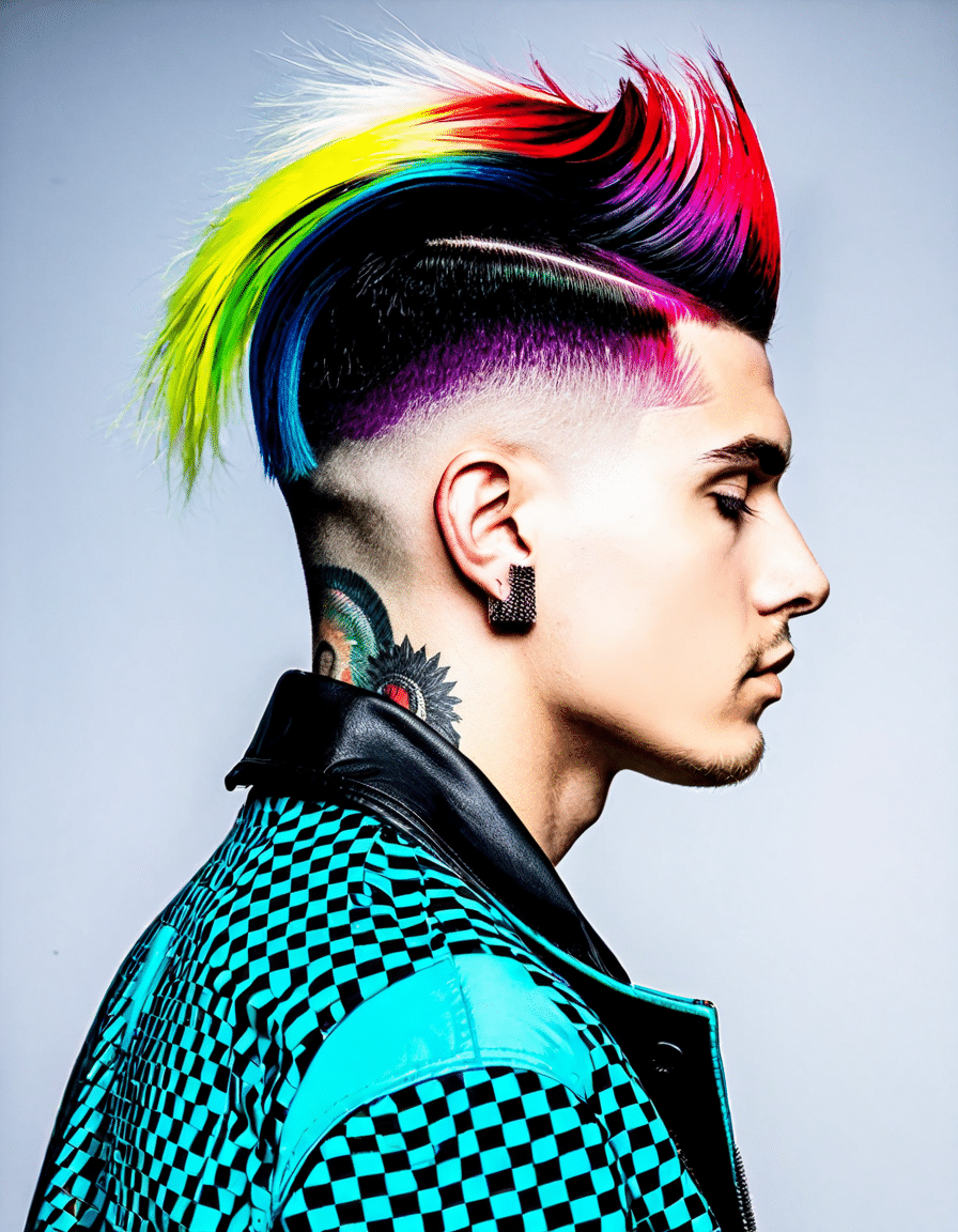 modern mullet fade