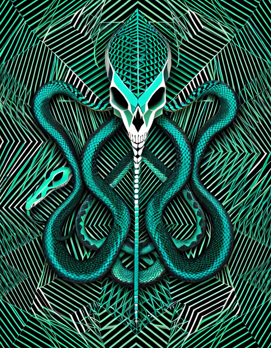 snake skeleton