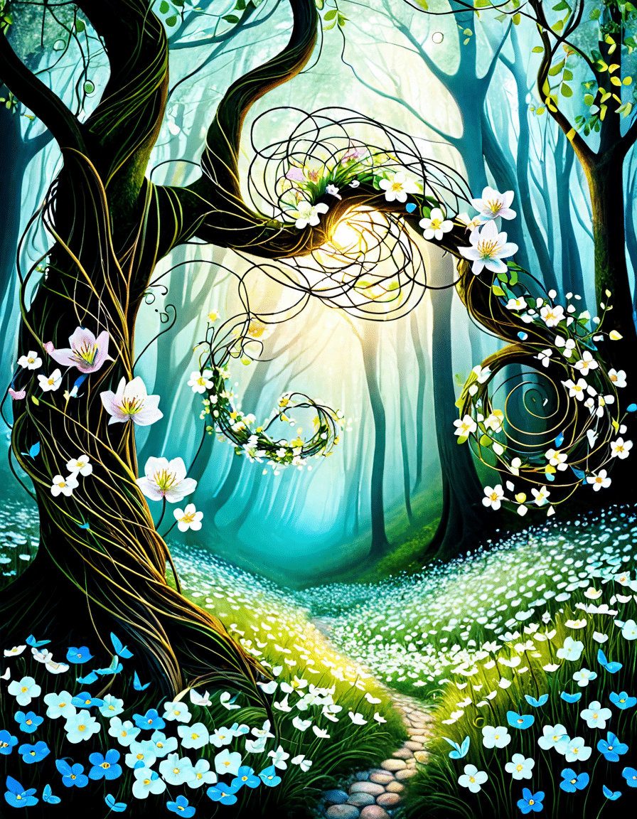 tangled flower