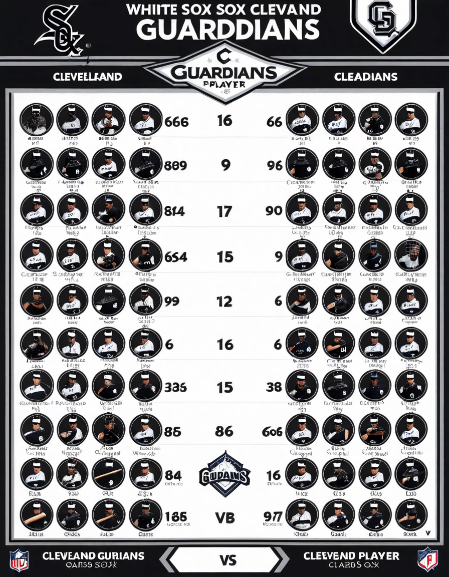 white sox vs cleveland guardians match player stats