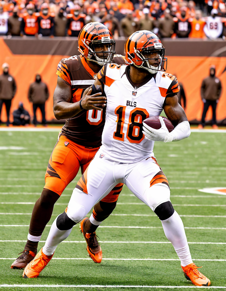 bengals vs cleveland browns match player stats