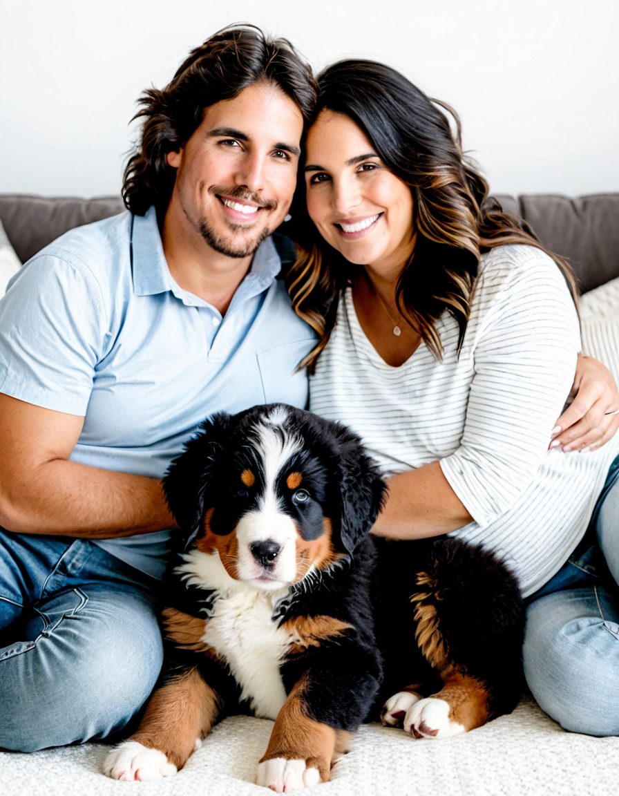 bernese mountain dog puppy