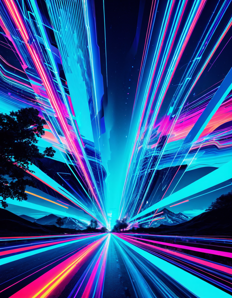 neon blue